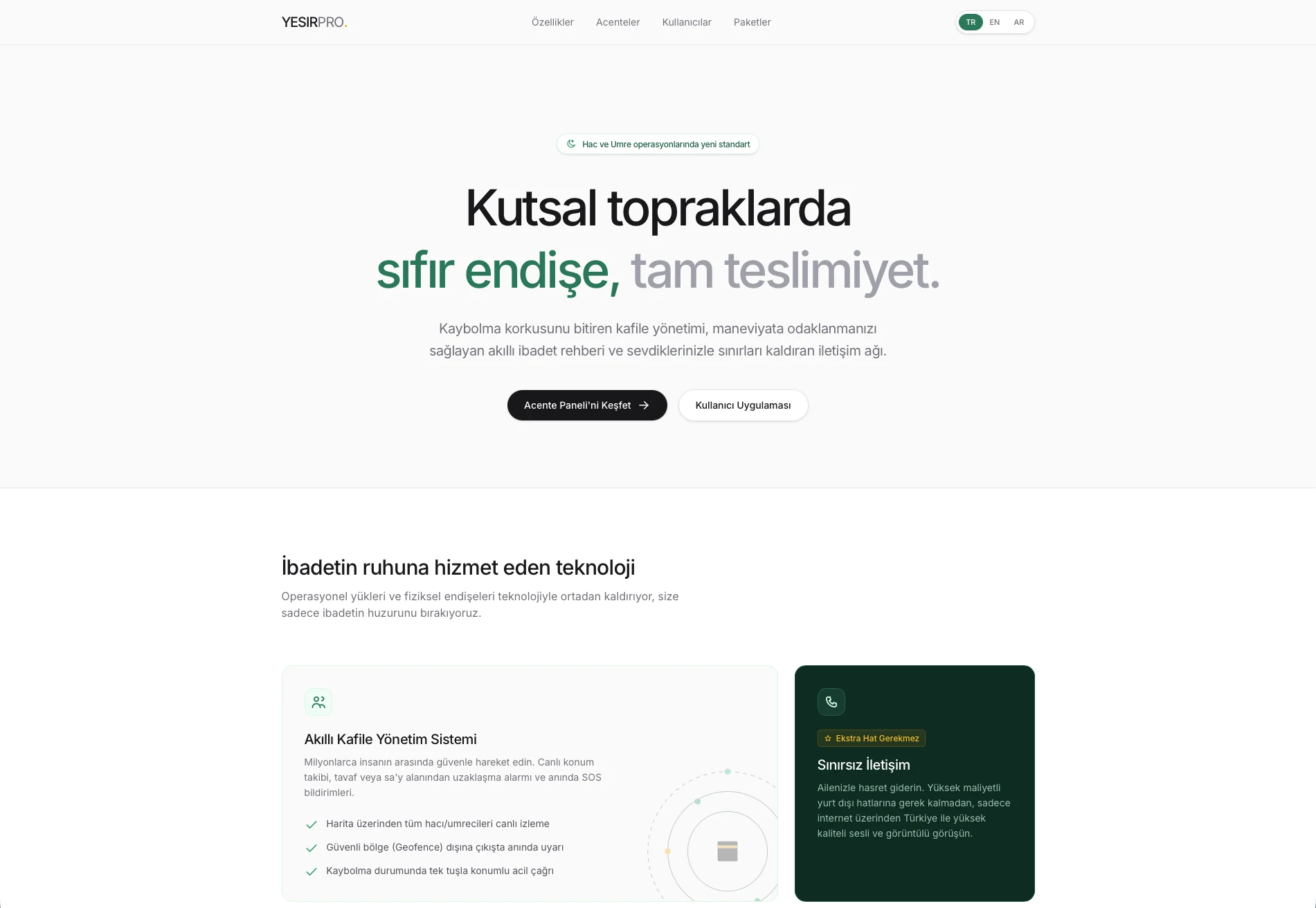 Yesir Pro proje ön izlemesi